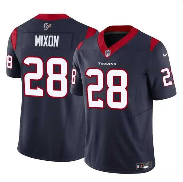 Men & Women & Youth Houston Texans #28 Joe Mixon Navy 2024 F.U.S.E. Vapor Untouchable Football Stitched Jersey->houston texans->NFL Jersey